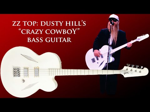 ZZ Top: Dusty Hill’s “Crazy Cowboy” Bass Guitar from 1990-91 Recycler World Tour