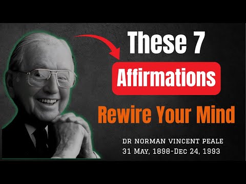 7 Spiritual Affirmations That Will Rewire Your Mind 🔥 || Dr. Norman Vincent Peale