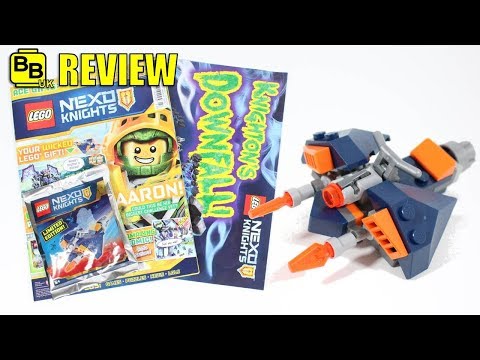 ULTRA-JET BUILD! LEGO NEXO KNIGHTS ISSUE 23 MAGAZINE REVIEW Video