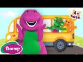 The Wheels On The Bus School Fun For Kids NEW COMPILATION Barney The Dinosaur