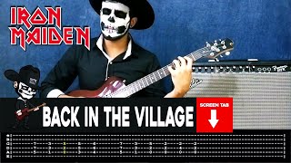 【IRON MAIDEN】[ Back In The Village ] cover by Masuka | LESSON | GUITAR TAB