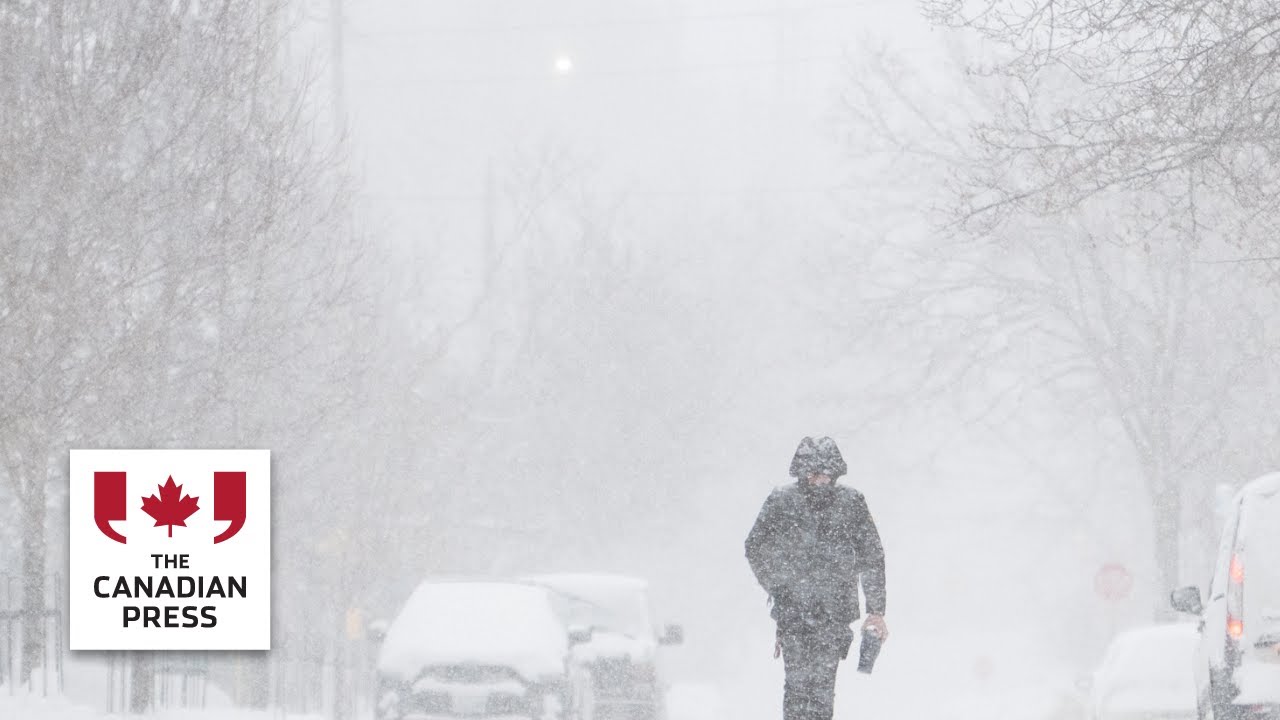 Winter storm hits Ontario and Eastern Canada