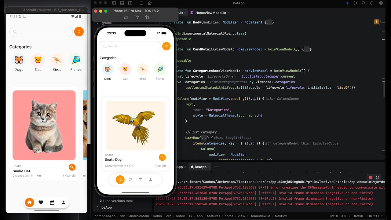 Kotlin KMP Shared Logic PetApp