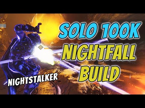 SOLO 100K Nightfall Nightstalker Hunter Build - Strange Terrain | Destiny 2