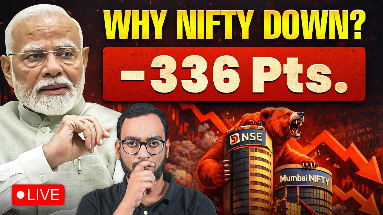 🔴Nifty CRASH or TRAP? | 13 Feb | Investographer