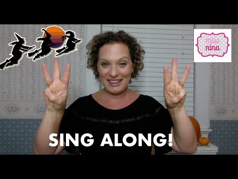 Children's Song: Three Little Witches - Halloween Song & Fingerplay for Toddlers & Preschoolers
