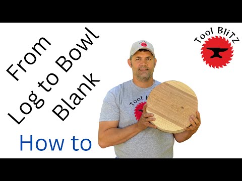 How to Make Wooden Bowl Blanks From Logs!