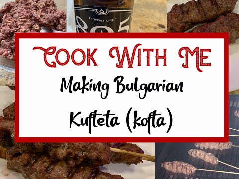 Cook with me Bulgarian Kufteta (kofta) taste of the Mediterranean