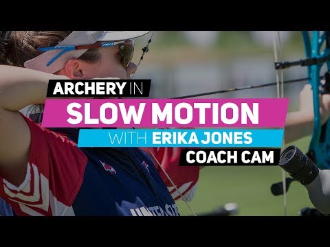Archery in slow motion S01E03 BONUS: Erika Jones (Coach Cam)