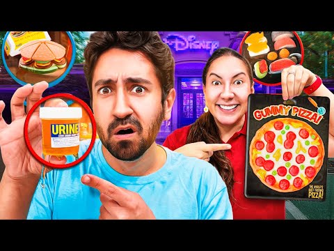Testando TODOS OS DOCES MAIS ESTRANHOS DA DISNEY!