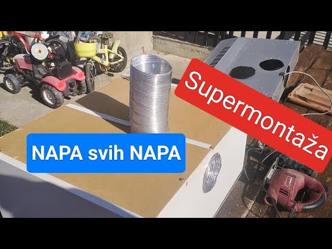 Montaža nape ili zamjena stara uz bušenje rupe