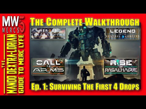 Your First 4 Drops ~ MW5 Complete Walkthrough: Ep.1