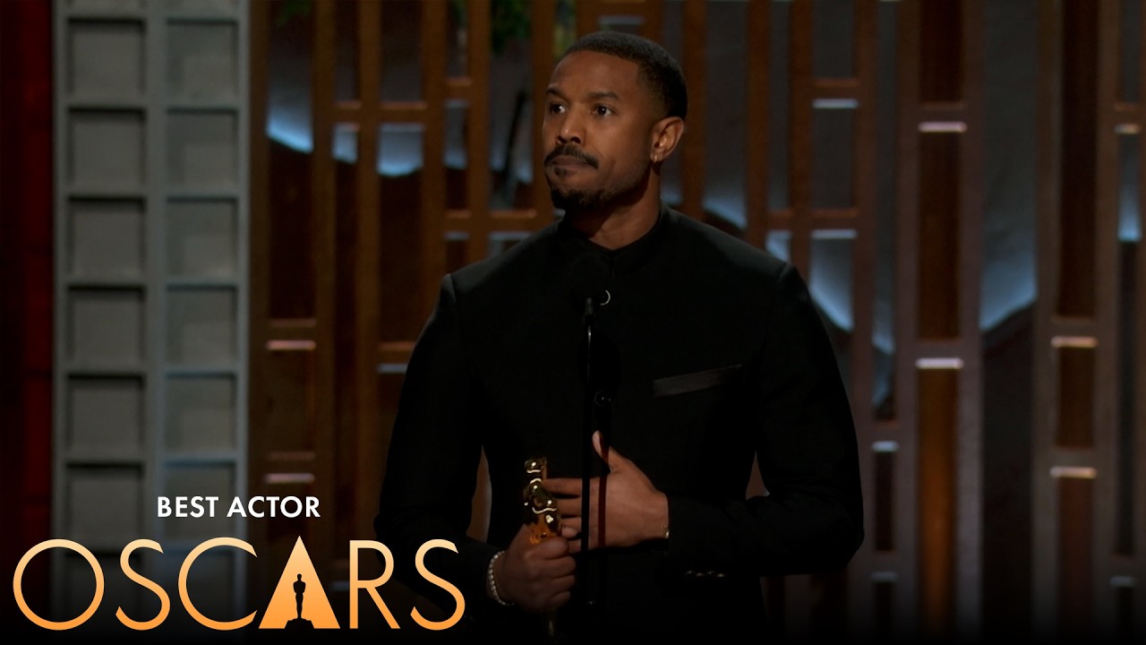 Michael B. Jordan Wins Best Actor | 98th Oscars Speech (2026) - YouTube
