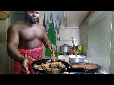 Wet fried elephant tail with ugali for  this breakfast #cookwithugaliman #breakfast#food#cookingtips