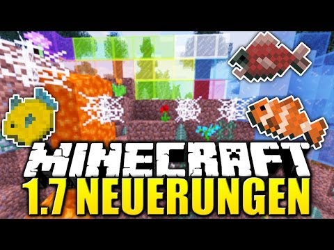 laserluca -  Minecraft 1.7 - ALL NEWS!  (World Change Update: New Biomes, Fish & Colored Glass)