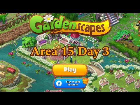 Area 15 Day 3 | GARDENSCAPES #gardenscapes #gardenscapesgame #gardenscapesgameplay #scapes