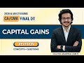 CAPITAL GAINS Revision With Questions CA CMA Final DT May Sep 26 Jan 27 CA Atul Agarwal AIR 1