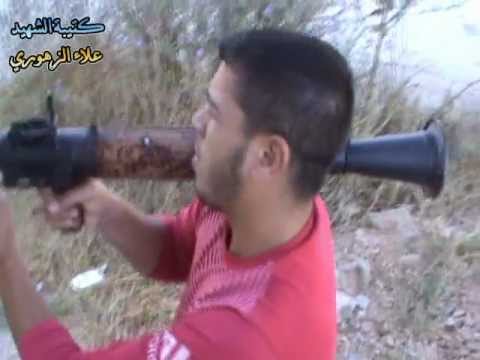 تصدي كتيبة الشهيد علاء الزهوري لقوات النظام في ريف حمص