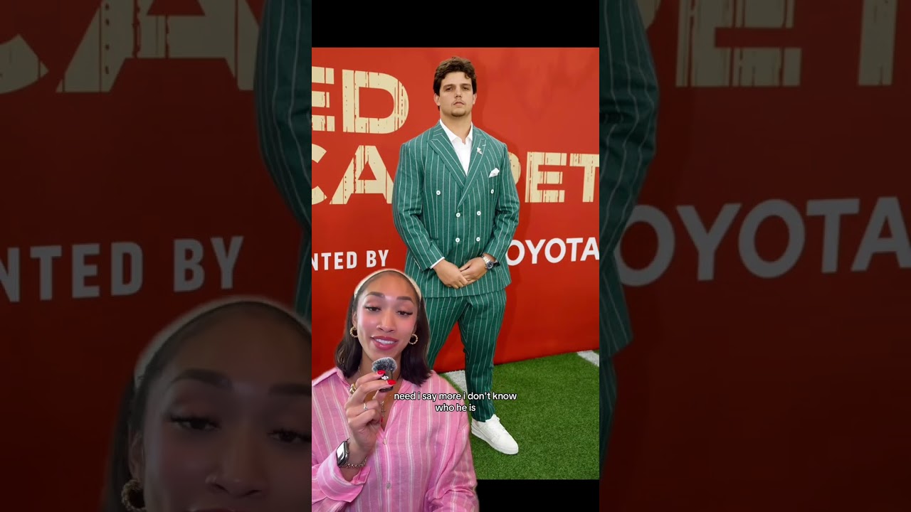 Sorry to these men #nfldraft #fashion #redcarpet #greenscreen