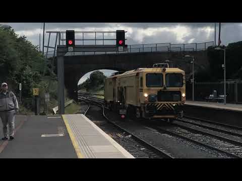 Irish Rail Plasser & Theurer Track Tamper 751 passes Kildare (21/6/18)