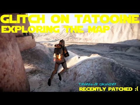 Star Wars Battlefront 2 - Jabba's Palace Wall Glitch - Exploring Tatooine!