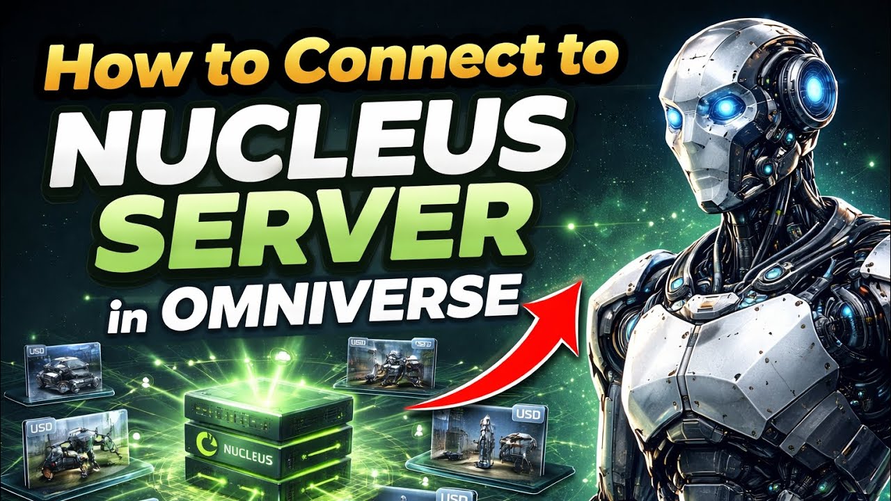 How to Connect to Nucleus Server in Omniverse (Step-by-Step) #nvidia #omniverse  #robotics 