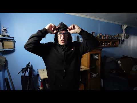 SVerlay Heated Hoodie for Men with 7.4V Battery Pack 10000mAh, 6 Heating Zones Full-Zip Heated Sweat