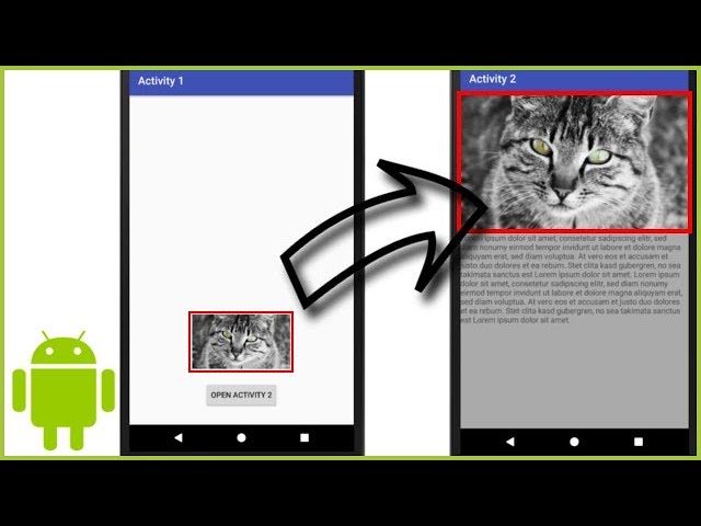 Android Transition animations explanation with examples. lgvalle  Full Script Code