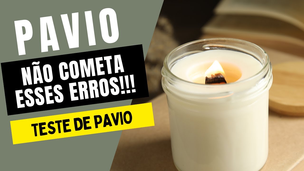 Dicas para o teste de pavio da sua vela aromática - Como fazer o teste de pavio da vela artesanal