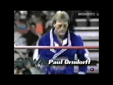 Paul Orndorff vs. Mike Thor; Four Horsemen run in - 6/25/1990 - NWA