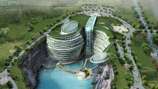 Shanghai's Underwater Quarry Hotel | The B1M