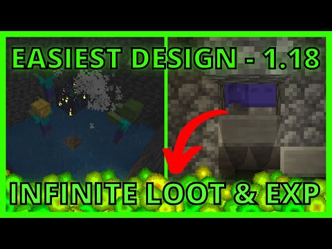 SIMPLEST 1.18 MOB SPAWNER FARM in Minecraft Bedrock | LOOT & EXP | for PS4/XBox/PC/MCPE | by James