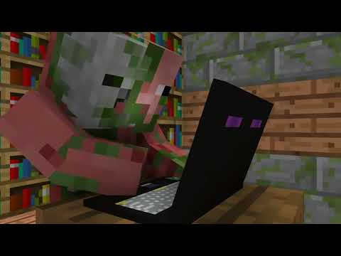 FNAF vs Minecraft Mobs  Slither io Monster School Animation