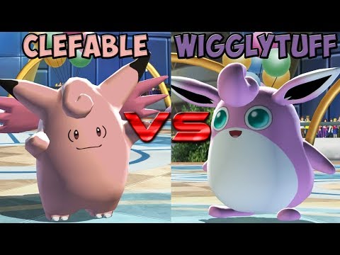 Pokemon battle revolution - Clefable vs Wigglytuff