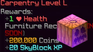 CHEAPEST and EASIEST way to get carpentry 50 in Hypixel Skyblock!