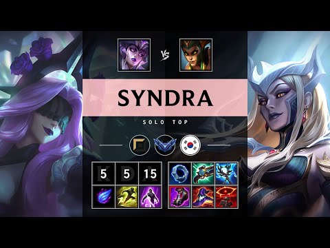 Syndra Top vs Cassiopeia - KR Diamond Patch 25.15