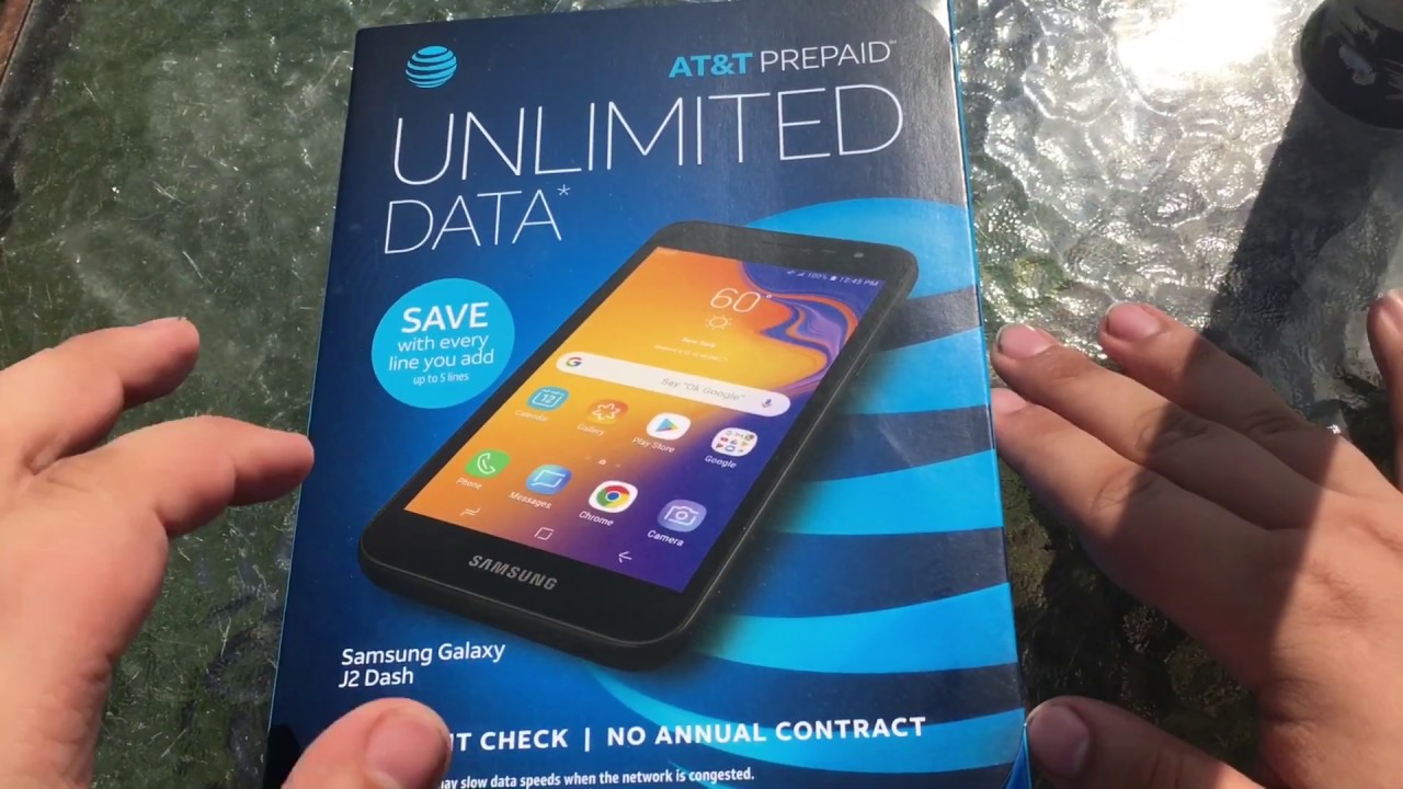 Samsung Galaxy J2 Dash (AT&T Prepaid) Unboxing