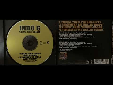 Three 6 Mafia - Indo G (2. [RADIO] Remember Me Ballin - Clean Version) Gangsta Boo DJ Paul Juicy J