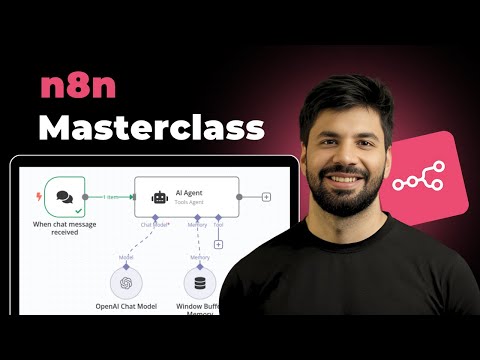 Complete n8n Masterclass: Build Al Agents & Automate Workflows (Zero to Hero)