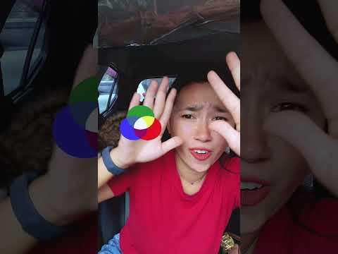 Ketika Mama Kaget Musang Qra Jatuh Ikutan Bikin Trend Campur Warna Di Mobil. Mochi G Sakit Kan 🔴+🟡=🐈