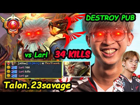 TALON 23savage Monkey King - DESTROY PUB RIYADH Masters vs Larl Team Spirit MIDLANE Dota 2
