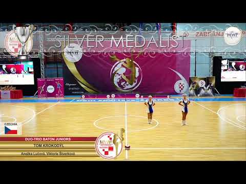 DUO-TRIO BATON JUNIORS SILVER MEDALIST: TOM KROKODÝL, A. L., V. Š., CZECHIA