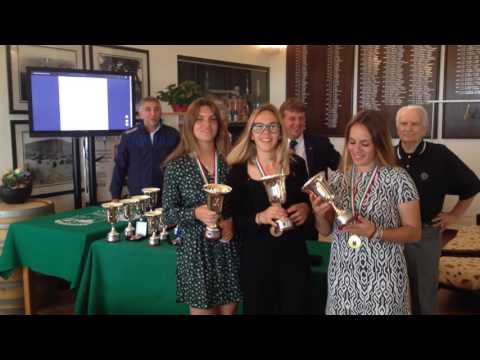 Premiazione CAMPIONATO TOSCANO A SQUADRE MASCHILE E FEMMINILE - G.C.Punta Ala 7/8 maggio 2016