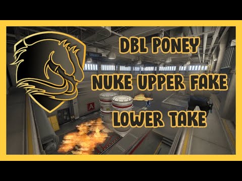 DBL PONEY Fake Top Execute On Nuke (CS:GO Strategy Breakdown)