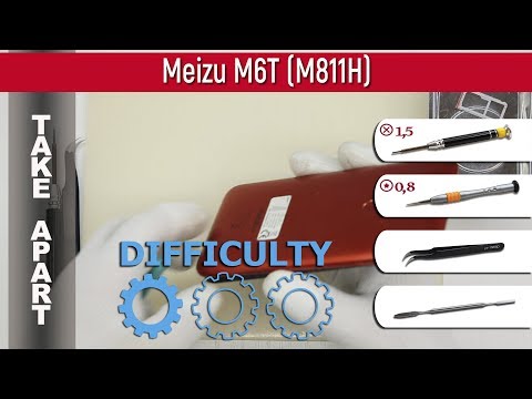 How to disassemble 📱 Meizu M6T (M811H) Take apart Tutorial