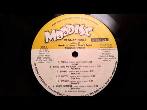 Saba Tooth - Witness - Moodisc LP (Heart Don't Leap Riddim)