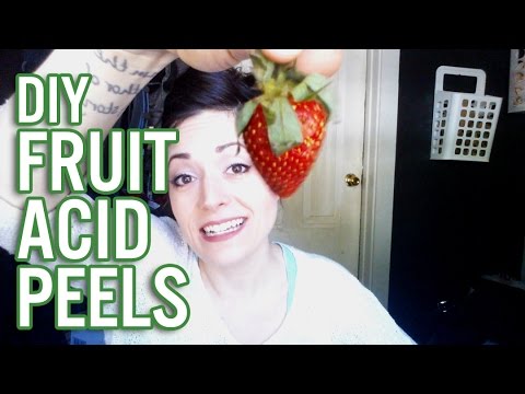 DIY Face Peel with Strawberry Video