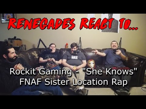 Renegades React to... Rockit Gaming - "She Knows" FNAF Sister Location Rap