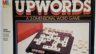 Ep. 67: Scrabble Upwords Board Game Review (MIlton Bradley 1981) + How To Play