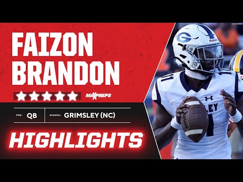 5-star Tennessee commit Faizon Brandon | 2023 Highlights